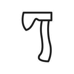 axe icon vector symbol template