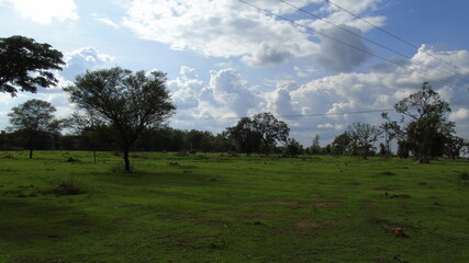 clouds over the mountains