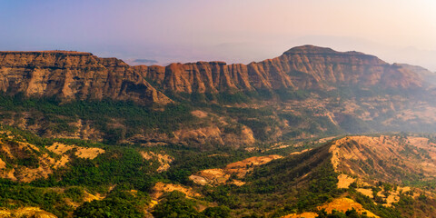 View at  Matheran a hill station near Mumbai, Maharashtra on Sahyadri range of western ghat. Its unique biophysical and ecological processes are hottest hot-spots of biological diversity in the world.
