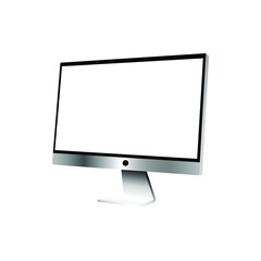 display vector on isolated background , monitor computer , canvas eps10