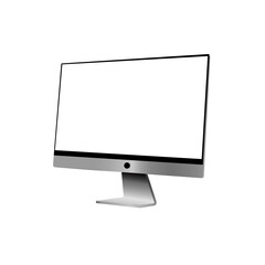 display vector on isolated background , monitor computer , canvas eps10