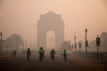 Image of India gate captured early morning