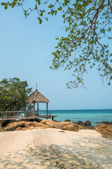Fototapeta premium gazebo on the beach