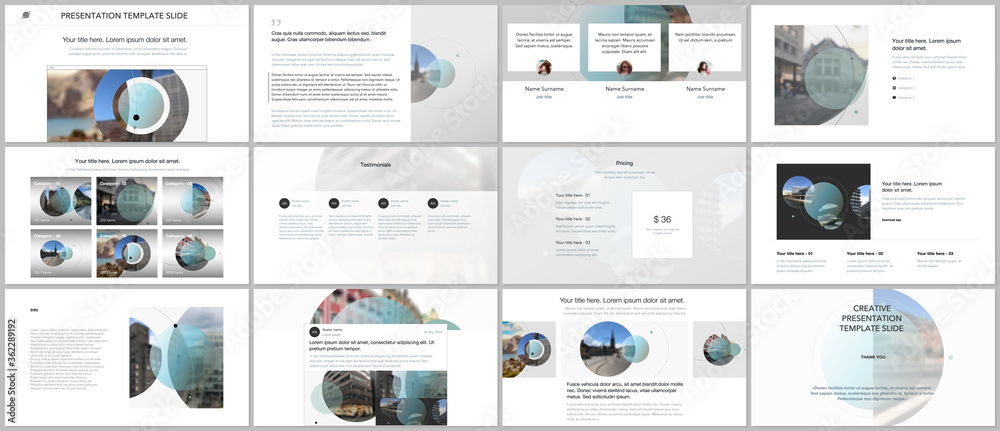 Canvas Prints presentation design vector templates, multipurpose template for presentation slide, flyer, brochure 