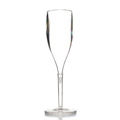 Realistic champagne glass