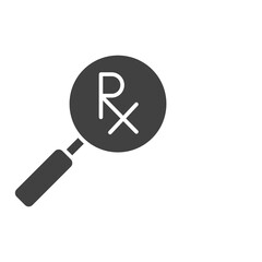 Medical report icon. Prescription symbol modern, simple, vector, icon for website design, mobile app, ui. Vector Illustration