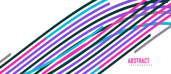 Аbstract moving colorful lines vector backgrounds for cover, placard, poster, banner or flyer