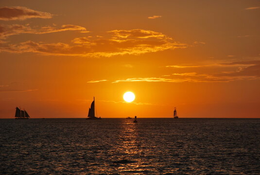 Sonnenuntergang, Key West, Florida © Ulf