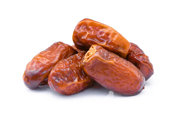 dates fruit isolated on white background