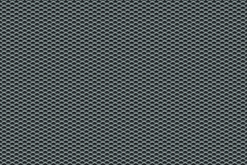 Abstract vector texture of scales. Black vector seamless pattern. Background consisting of black hexagons. 