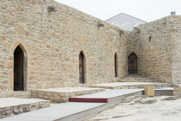 Ateshgah Fire Temple. a famous historic site on the Silk Road, Baku, Azerbaijan.