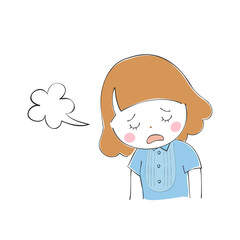 若い女性の表情バリエーション