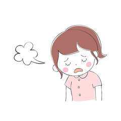 若い女性の表情バリエーション