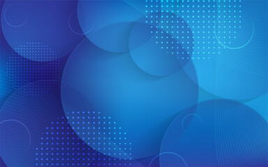 Abstract blue geometry modern background design.