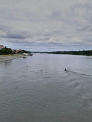 Wisła in the city of Torun