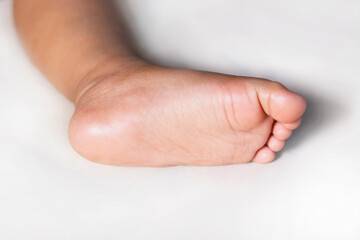 Healthy baby Feet Stock Photo