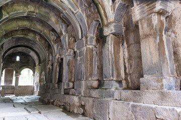 Sanahin Monastery in Sanahin village, Alaverdi, Lori, Armenia. It is part of the World Heritage Site - Monasteries of Haghpat and Sanahin.