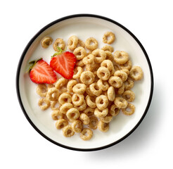 bowl of breakfast rings