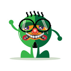 funny green monster