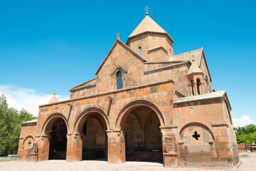 Fototapeta na wymiar Saint Gayane Church in Echmiatsin, Armenia. It is part of the World Heritage Site- The Cathedral and Churches of Echmiatsin and the Archaeological Site of Zvartnots.
