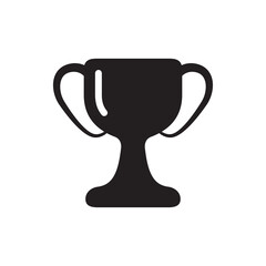 trophy icon vector symbol template