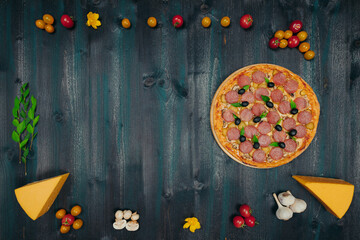 Pizza for background and menu.
