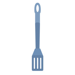 Spatula isolated on a white background. Vector illustration in flat style. Kitchen utensils.