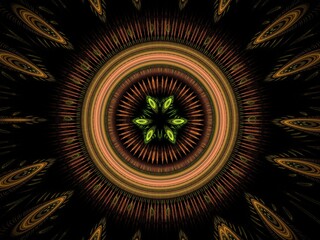 Imaginatory fractal background Image