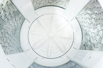 texture of Interior of automatic washing machine