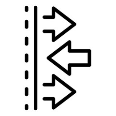 Soundproof room icon. Outline soundproof room vector icon for web design isolated on white background