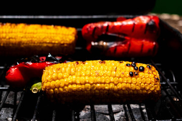 Red Hot Pepper with Sweet Corn roasted