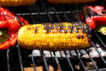 roasted grilled sweetcorn picnic summer party