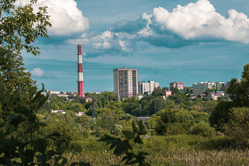 urban landscape with building