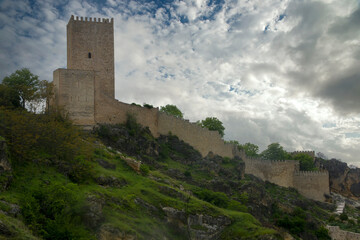 Fototapeta na wymiar Castillo de la Yedra o de las cuatro esquinas en el municipio de Cazorla, Jaén 