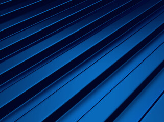 Blue industrial metallic background with lines or bars