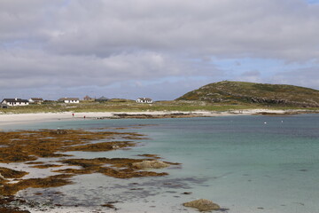 The very attractive Bunowen Beach on the Wild Atlantic Way, County Galway, Ireland.