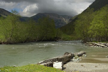 River in mountains