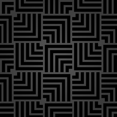 Seamless dark background for your designs. Modern ornament. Geometric abstract pattern