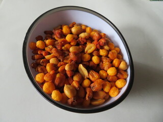 Dried fruit snack peanuts delicious hard corn