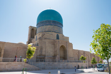 Dorut Tilavat Complex in Shakhrisabz, Uzbekistan. It is part of the Historic Centre of Shakhrisyabz World Heritage Site.