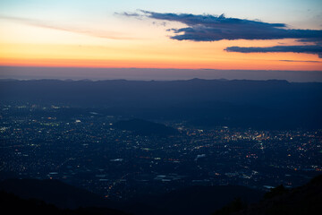 磐梯吾妻スカイラインの日の出