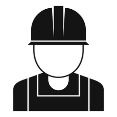 Reconstruction worker icon. Simple illustration of reconstruction worker vector icon for web design isolated on white background