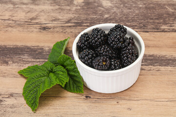 Fototapeta na wymiar Sweet tasty ripe Blackberry heap