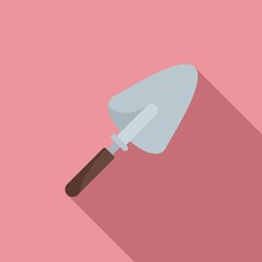 Hand trowel icon. Flat illustration of hand trowel vector icon for web design