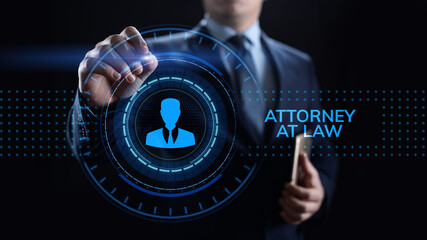 Attorney at law lawyer advocacy legal advice business concept.