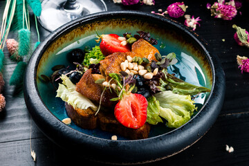 Fried foie gras