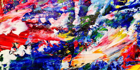 Colorful abstract background wallpaper. Modern motif visual art.  Mixtures of oil paint. Trendy...
