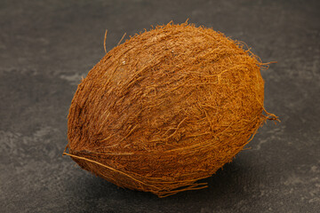 Dry sweet coconut with milk