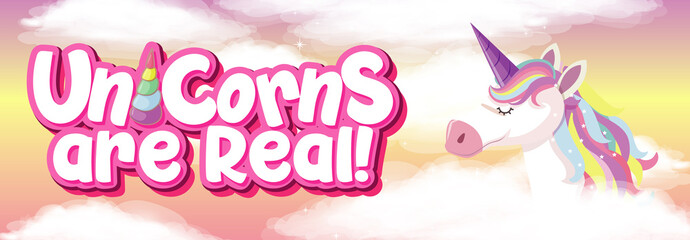 Unicorn are real sign