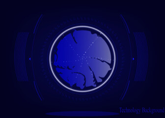 Abstract technology background Hi-tech communication concept innovation isolated background vector illustration